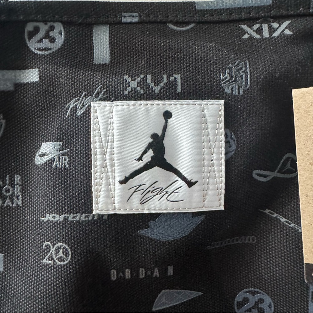 Air Jordan Flight Printed Recycled Cotton Carryall Tote WA0785 Water Resistant - Picture 2 of 9
